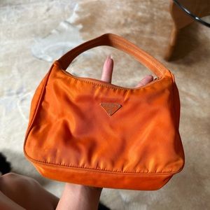 Prada bag in orange